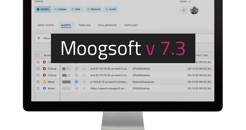 Moogsoft AIOps 7.3