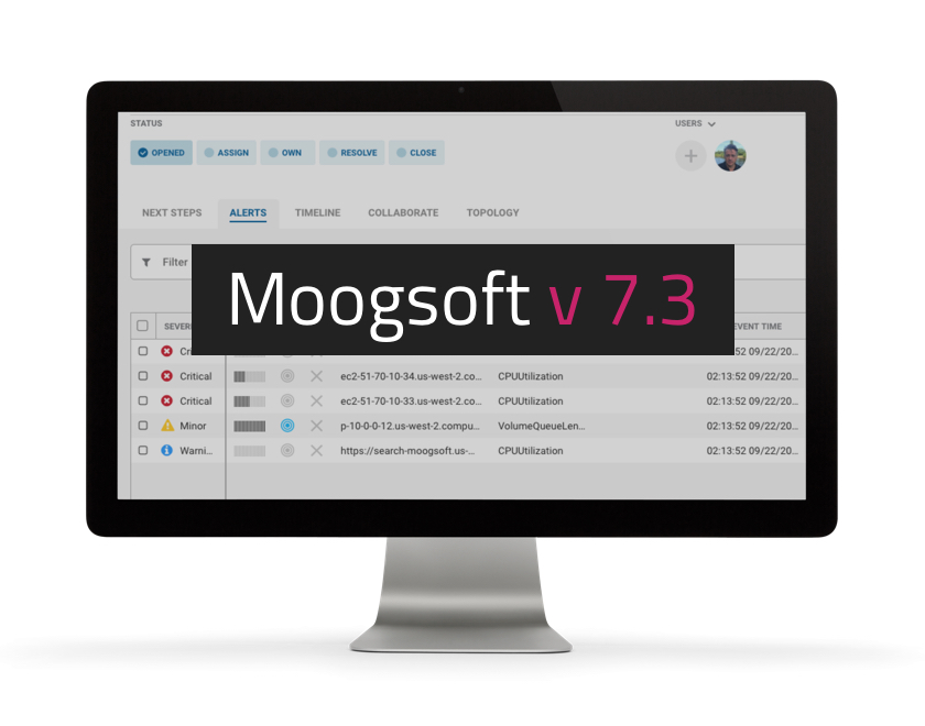 Moogsoft AIOps 7.3