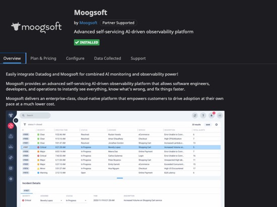 Moogsoft Value for Datadog Users