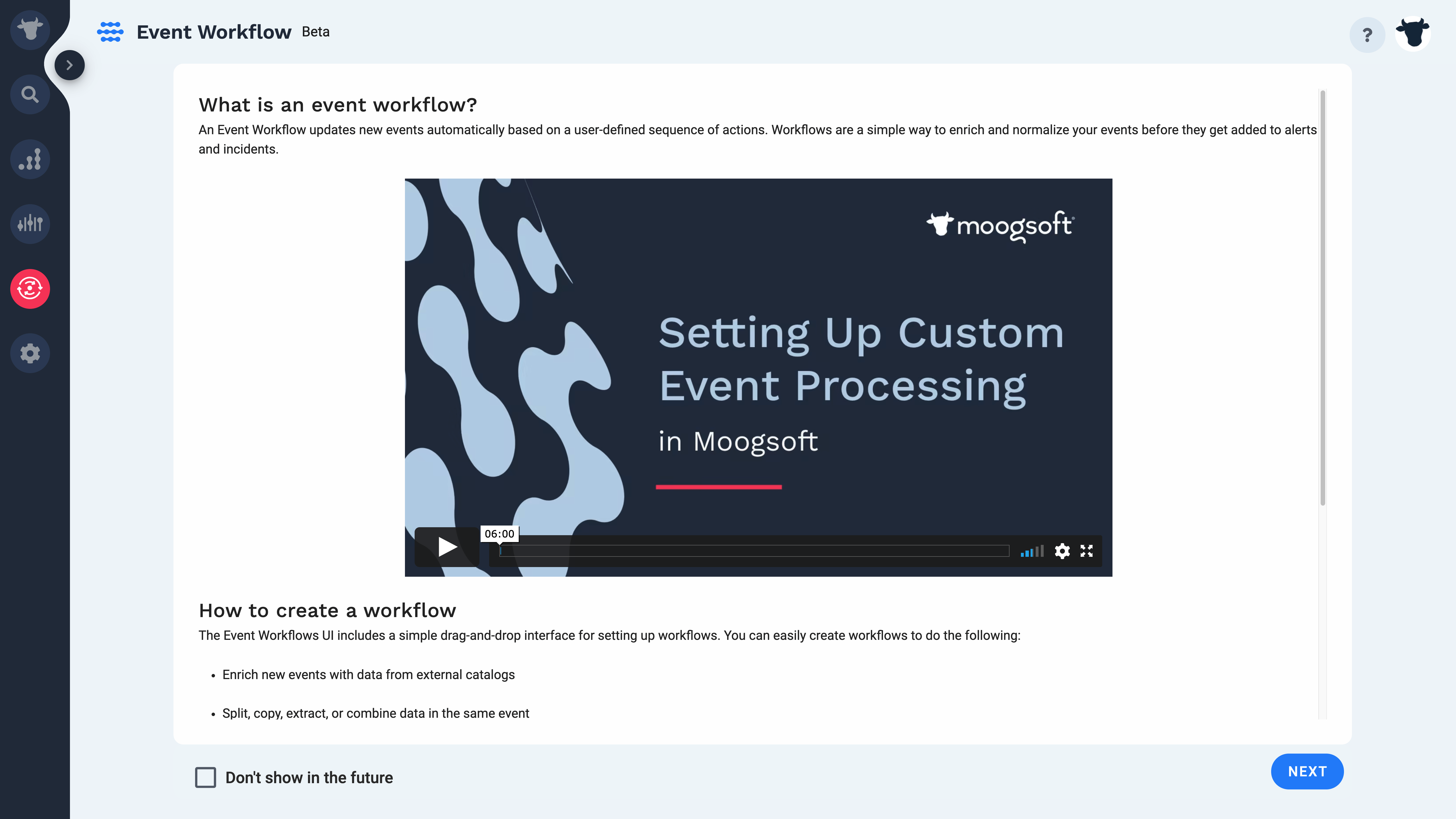 Event Workflow